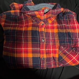 Natural reflections original collections women’s xxl button down flannel!